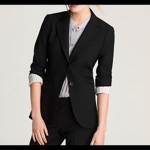 Theory black wool blazer EUC